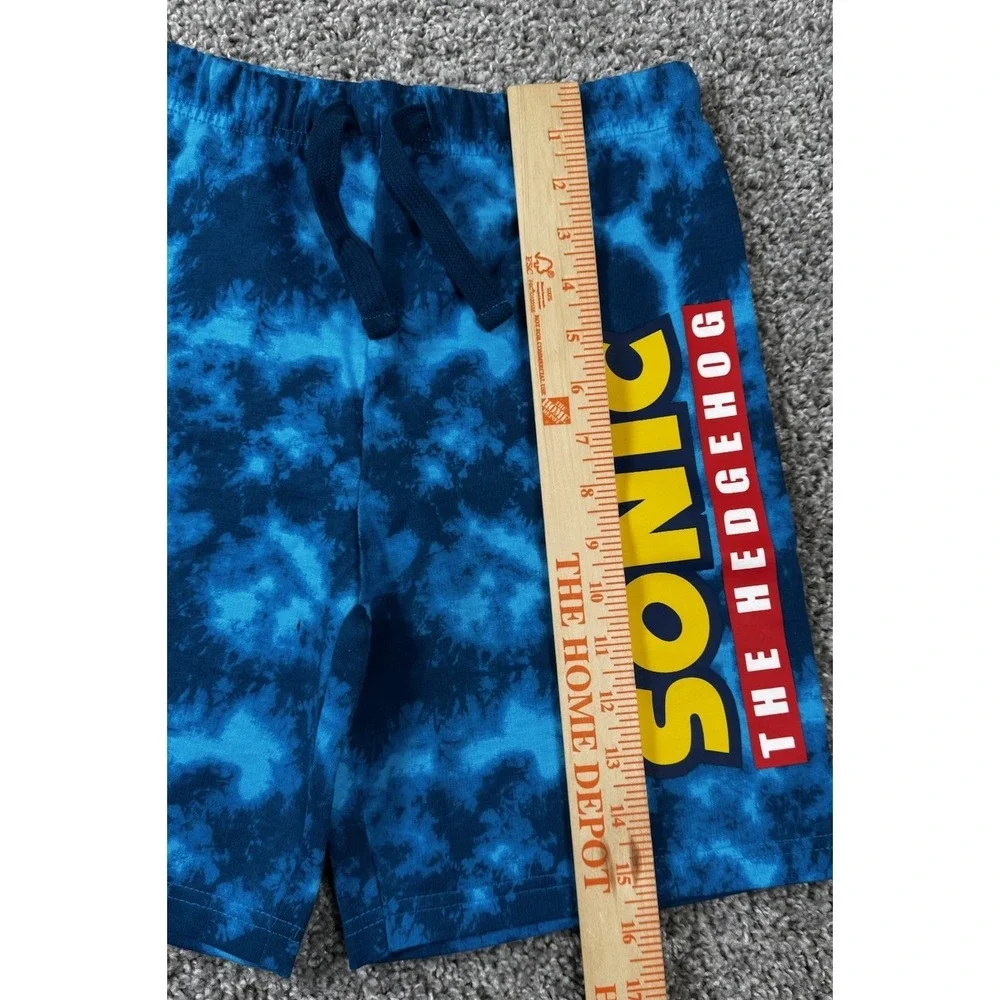 NEW Sonic The Hedgehog Sega Boys Sweat Shorts Casual‎ Medium 8